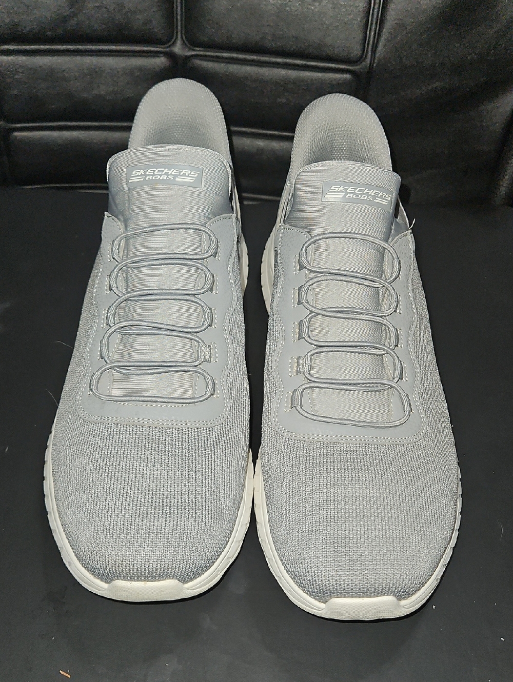 Skechers GOwalk Slip-On Sneakers in Light Gray Size 13